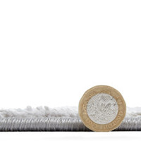 On Sale Tidal Silver Modern Abstract Rug 200x290cm