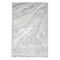 On Sale Tidal Silver Modern Abstract Rug 200x290cm