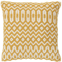 Halsey Geometric Cushion Mustard