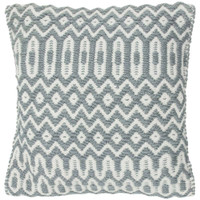 Halsey Geometric Cushion Duck Egg