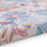 Catherine Lansfield Amaya Tropical Birds Washable Blue Rug