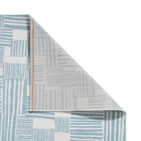 Catherine Lansfield Blocks Abstract Blue Rug