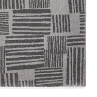 Catherine Lansfield Blocks Abstract Dark Grey Rug