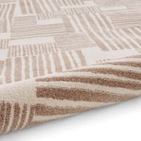 Catherine Lansfield Blocks Abstract Natural Rug