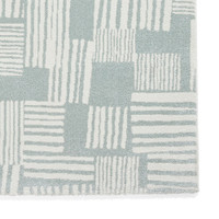 Catherine Lansfield Blocks Abstract Sage Green Rug