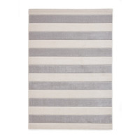 Catherine Lansfield Cove Stripe Modern Linear Grey Rug
