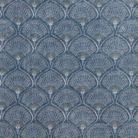 Catherine Lansfield Deco Peacock Washable Blue Rug Runner