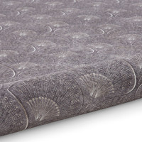 Catherine Lansfield Deco Peacock Washable Grey Rug