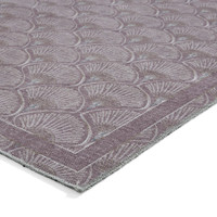 Catherine Lansfield Deco Peacock Washable Lilac Rug
