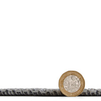 Catherine Lansfield Deco Peacock Washable Silver Rug Runner