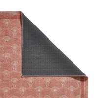 Catherine Lansfield Deco Peacock Washable Terracotta Rug Runner