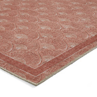 Catherine Lansfield Deco Peacock Washable Terracotta Rug Runner