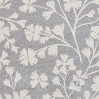 Catherine Lansfield Grace Floral Grey Rug