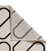 Catherine Lansfield Linear Curve Modern Geometric Mono Rug