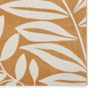 Catherine Lansfield Sorral Leaves Botanica Ochre Rug