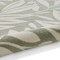 Catherine Lansfield Sorral Leaves Botanica Sage Green Rug