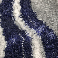 Dusk Watercolour Navy Rug additional closeup texture