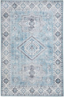 Topaz G4705 Traditional Light Blue Rug Runner