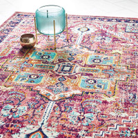 Origins Granada Ruby Traditional Faded Rug Runner
