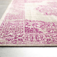 Origins Saville Grey Raspberry Heritage Rug Runner