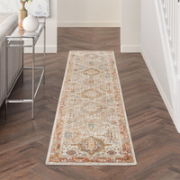 Sahar Vintage Ivory Multicolour Rug SHR01 Runner