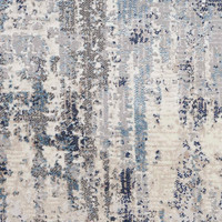 Calvin Klein Infinity 04 Ivory Grey Blue Rug Runner