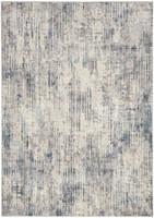 Calvin Klein Infinity 04 Ivory Grey Blue Rug Runner