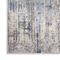 Calvin Klein Infinity 04 Ivory Grey Blue Rug Runner