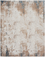 Glitz GLZ06 Taupe Multicolour Luxury Glossy Rug Runner