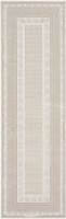 Glitz GLZ07 Ivory Luxury Glossy Rug Runner