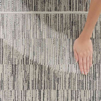 Desire DSR02 Charcoal Grey Luxury Silky Rug Runner