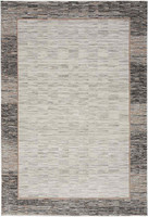 Desire DSR02 Grey Black Luxury Silky Rug Runner