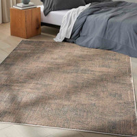 Calvin Klein Irradiant Black Ivory Rug Runner