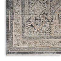 Lynx LNX01 Ivory Charcoal Thin Classic Rug Runner