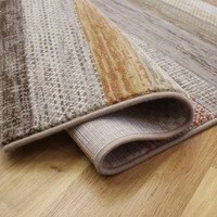 Golden Rustic Hardwearing Modern Galleria Rug 9248 Runner