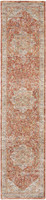 Sahar Traditional Silk Look Rug Ivory Multicolour Runner