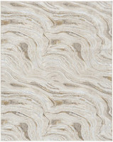 Glitz GLZ22 Grey Gold Metallic Marble Rug Runner