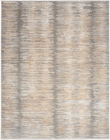 Contemporary Rug Abstract Hues Grey Gold Runner