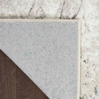 Glitz GLZ20 Grey Multi Metallic Marble Rug Runner