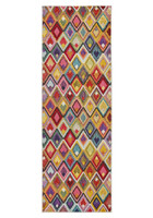 Carnaval Yellow Multi Hardwearing Rug CAR109 Runner