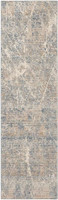 Exhale Abstract Modern Rug EXL02 Beige Blue Runner