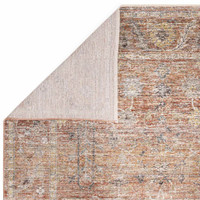 Jasper JA05 Red Silky Traditional Fringe Rug Runner