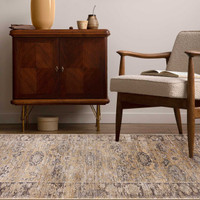 Jasper JA06 Gold Silky Traditional Fringe Rug Runner