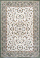 Da Vinci Classic Border Rug Cream Green 6444 Runner