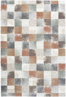 Mehari Thick Soft Rug Block Multicolour Runner