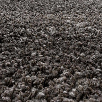 Twilight Thick Shaggy Charcoal Rug Runner