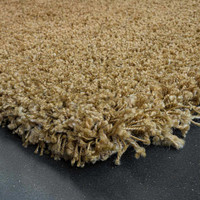 Twilight Thick Shaggy Gold Rug Runner
