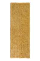 Snug Super Soft Shaggy Rug Plain Ochre Runner