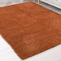 Snug Super Soft Shaggy Rug Plain Terra Runner