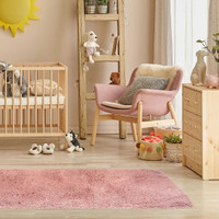 Soft Washable Rug Cosy Pink Runner